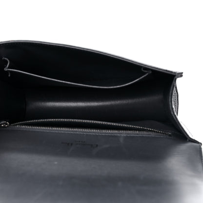 Christian Dior Metallic Patent Micro-Cannage Medium Diorama Flap Bag Onyx Black 5 of 13