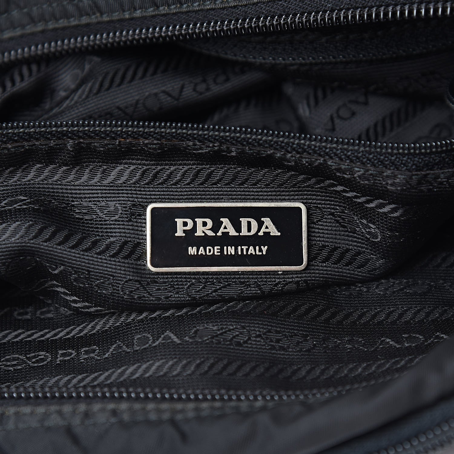 Prada Nylon Vela Messenger Bag Black 6 of 14