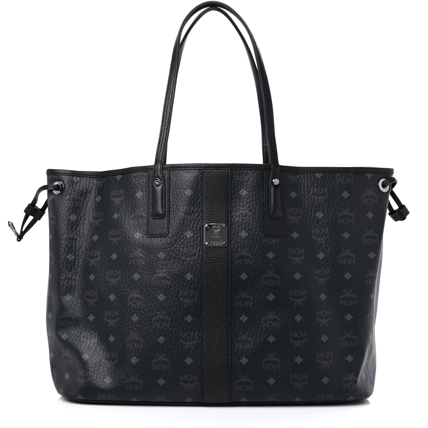 Visetos Large Liz Reversible Shopper Tote Black