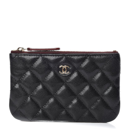 Chanel Caviar Quilted Small Cosmetic Case Black 1 of 9