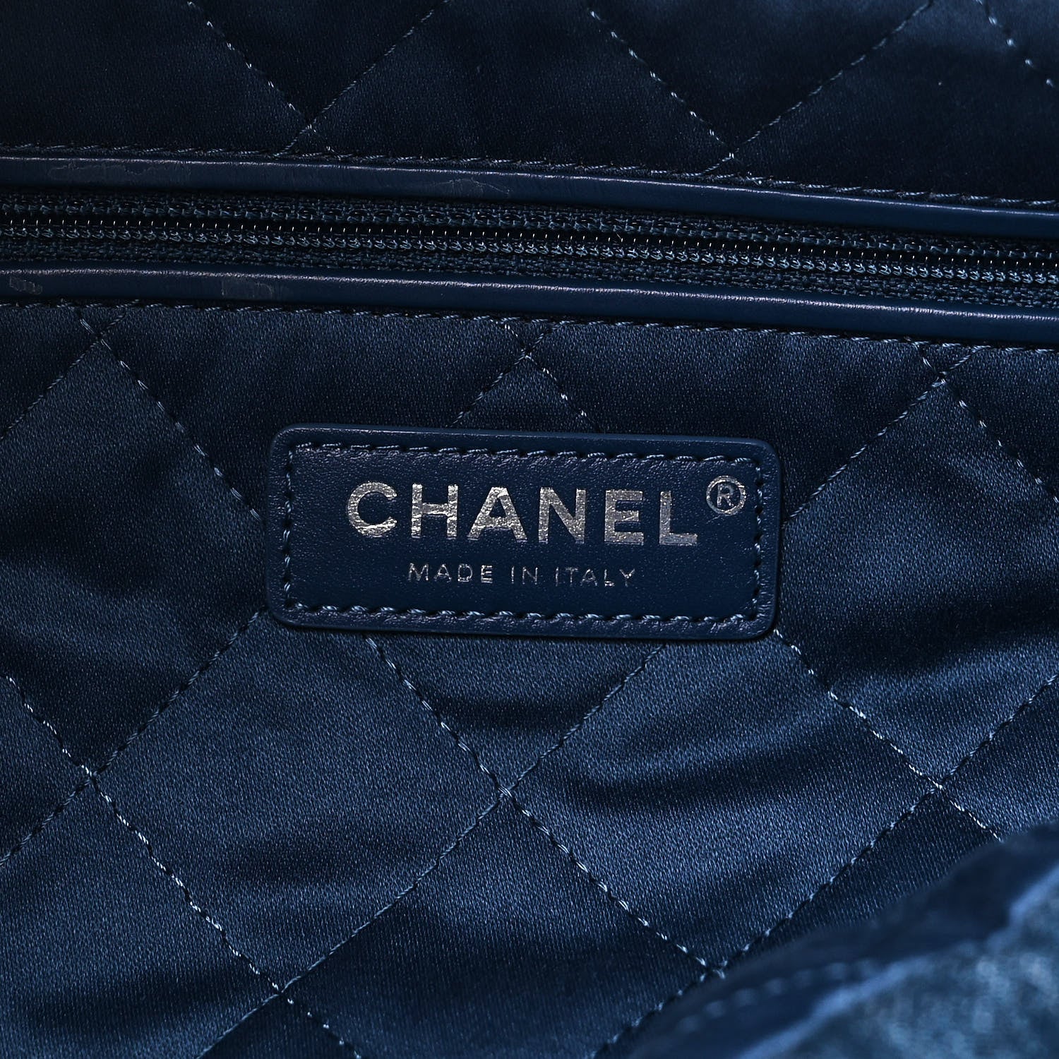 Chanel Denim Patchwork Logo 22 Blue 7 of 11