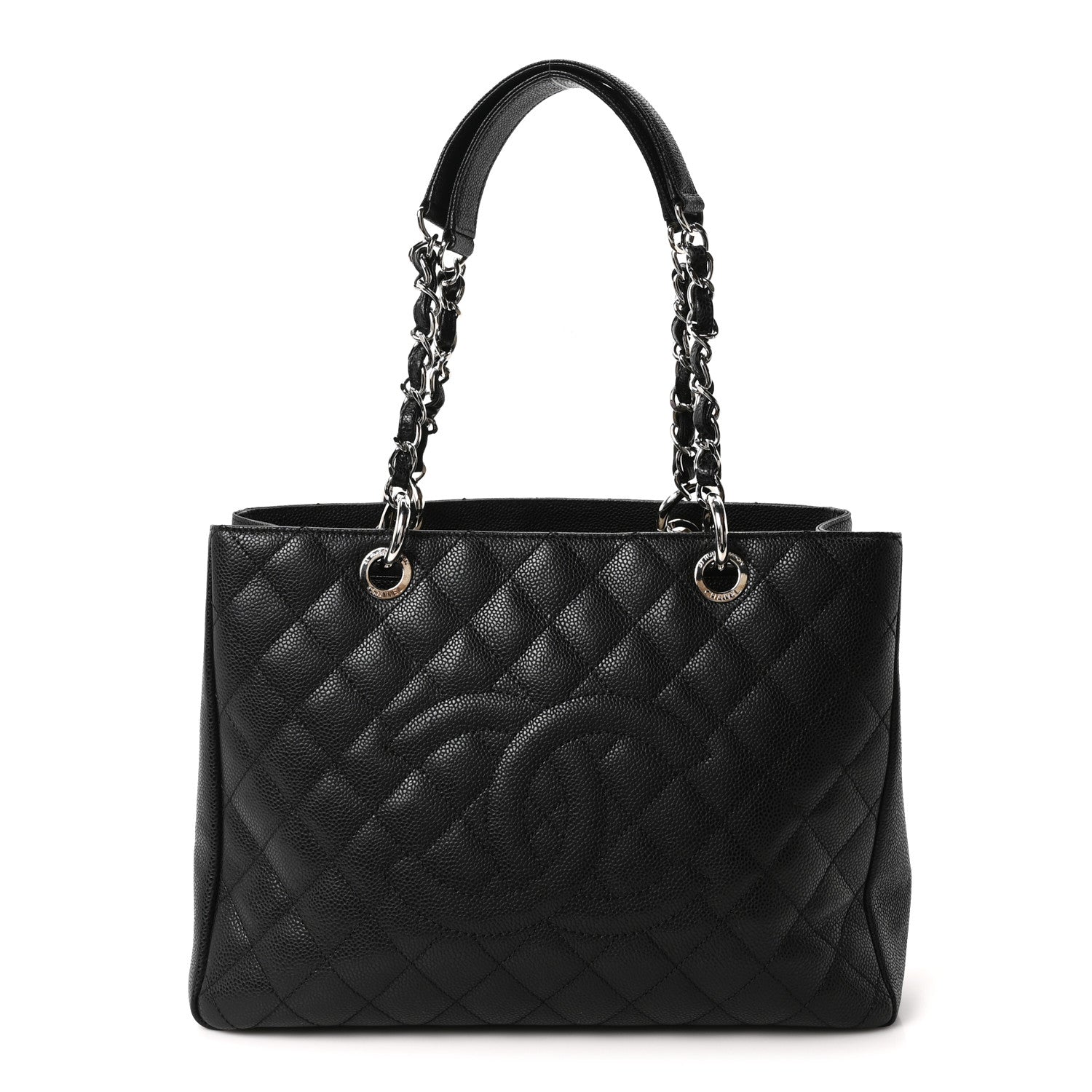 Chanel Caviar Quilted Grand Shopping Tote GST Black 1 of 10