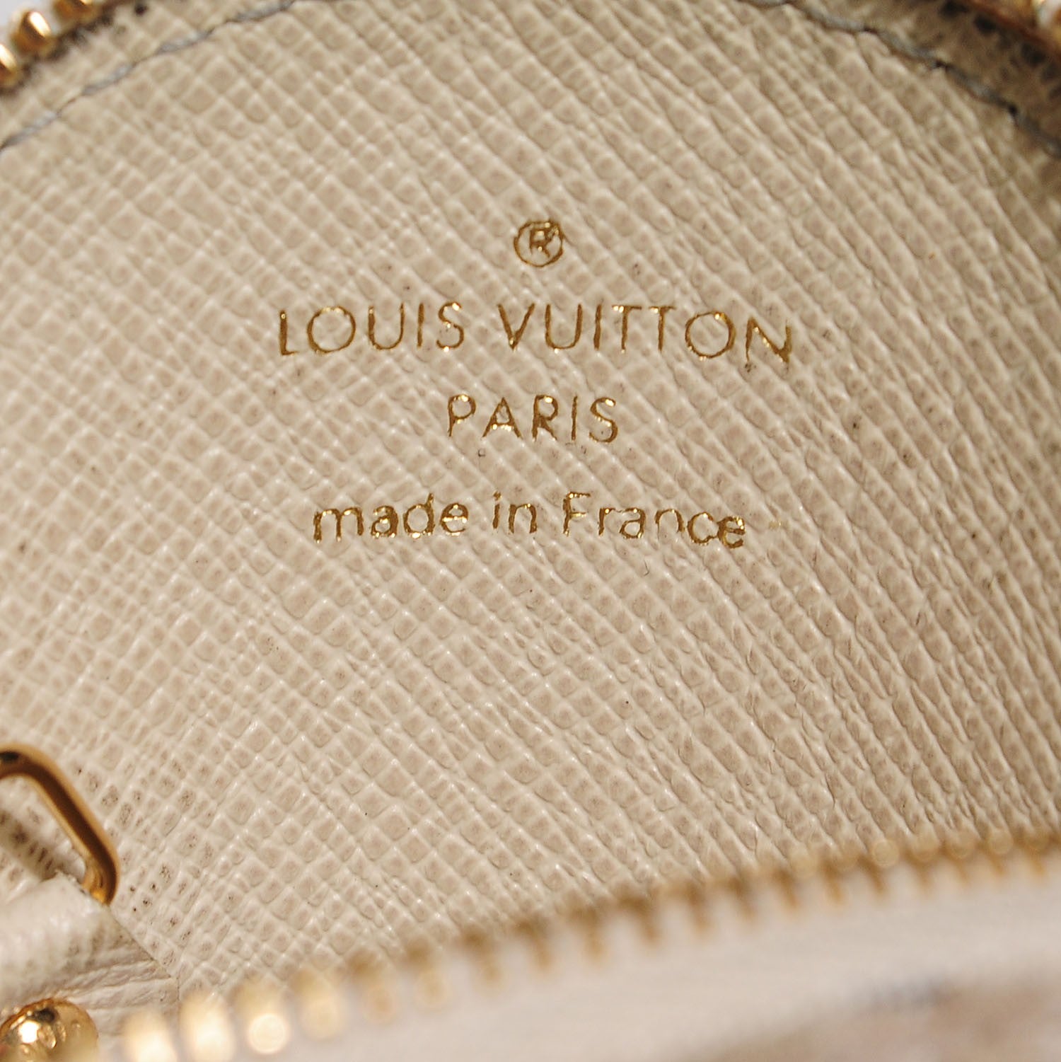 Louis Vuitton Mini Lin Croisette Round Coin Purse Blue 7 of 8