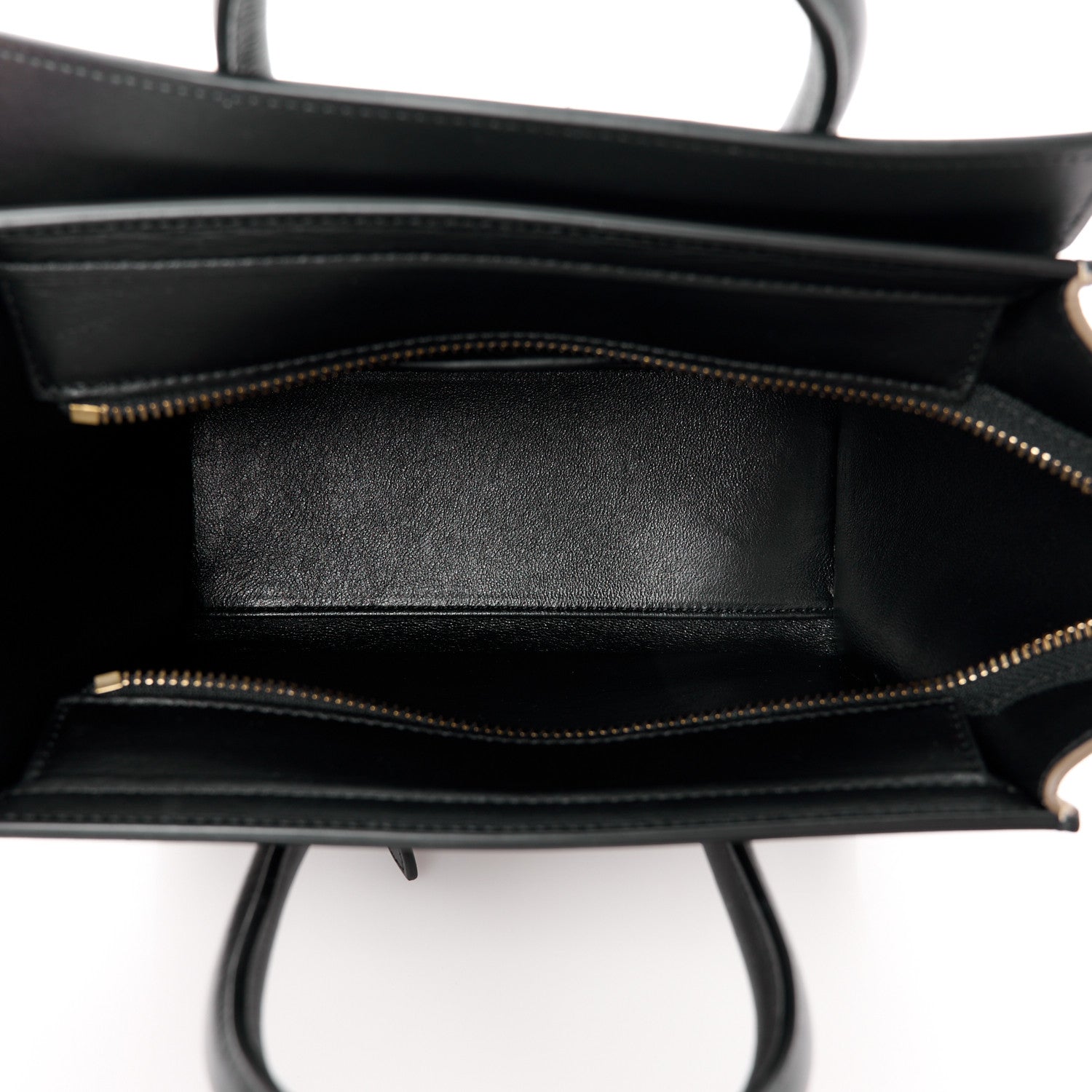 Celine Bullhide Calfskin Nubuck Nano Tri-Color Luggage White 5 of 10