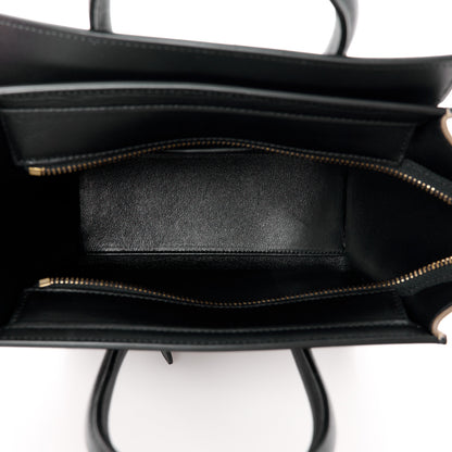 Celine Bullhide Calfskin Nubuck Nano Tri-Color Luggage White 5 of 10