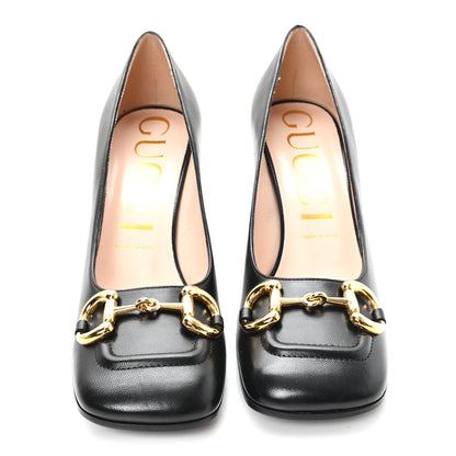 Gucci Malaga Kid Horsebit 75mm Pumps 39 Black 3 of 9