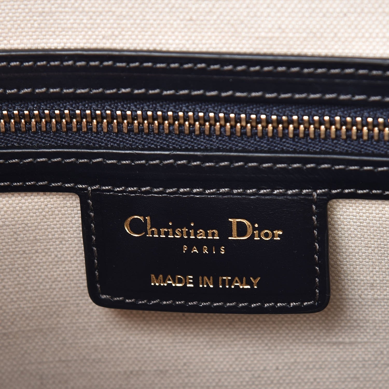 Christian Dior Oblique Tote Bag Blue 7 of 8