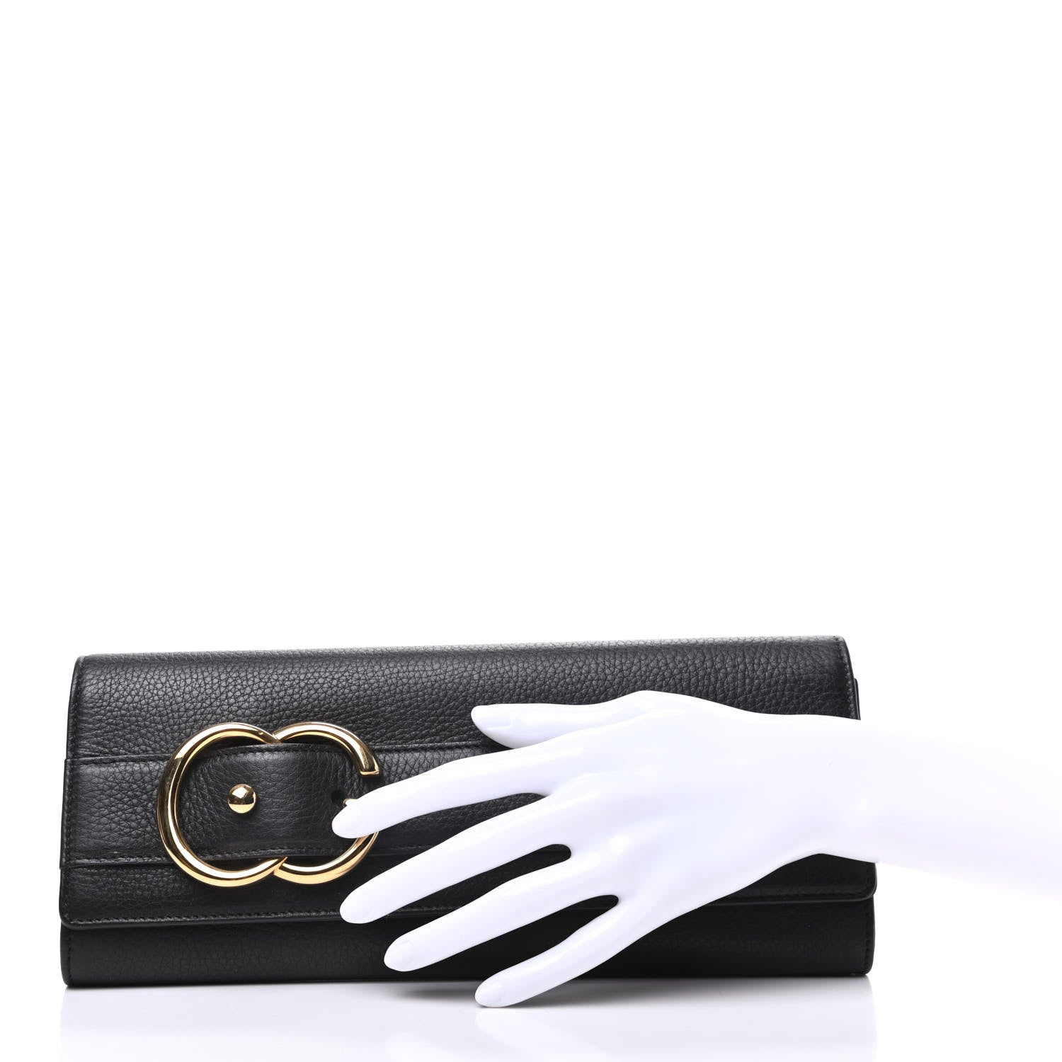 Gucci Calfskin Broadway Clutch Black 2 of 9