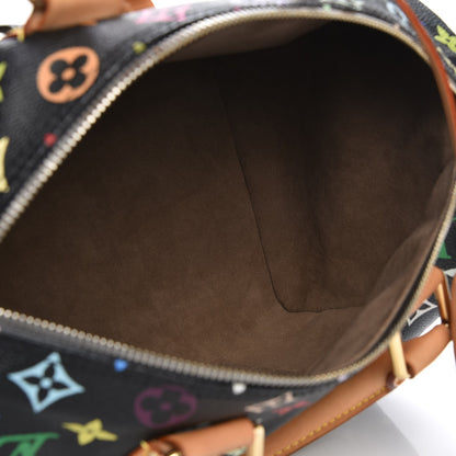 Louis Vuitton Monogram Multicolor Speedy 30 Black 6 of 9