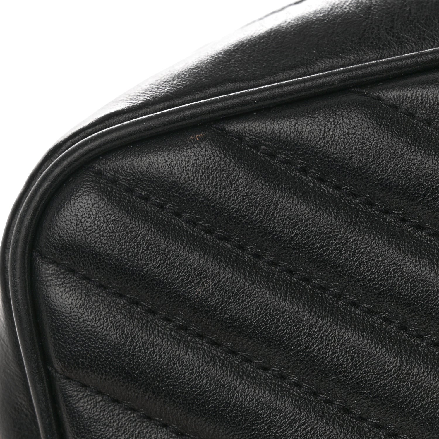 Saint Laurent Calfskin Matelasse Monogram Lou Camera Bag Black 19 of 25