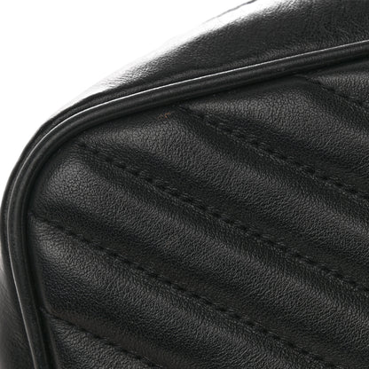 Saint Laurent Calfskin Matelasse Monogram Lou Camera Bag Black 19 of 25