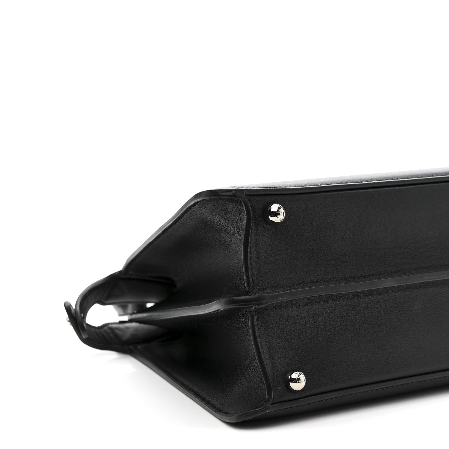 Fendi X MARC JACOBS Vitello Seta Shiny Nappa Medium Peekaboo I SEE U Satchel Black 10 of 11
