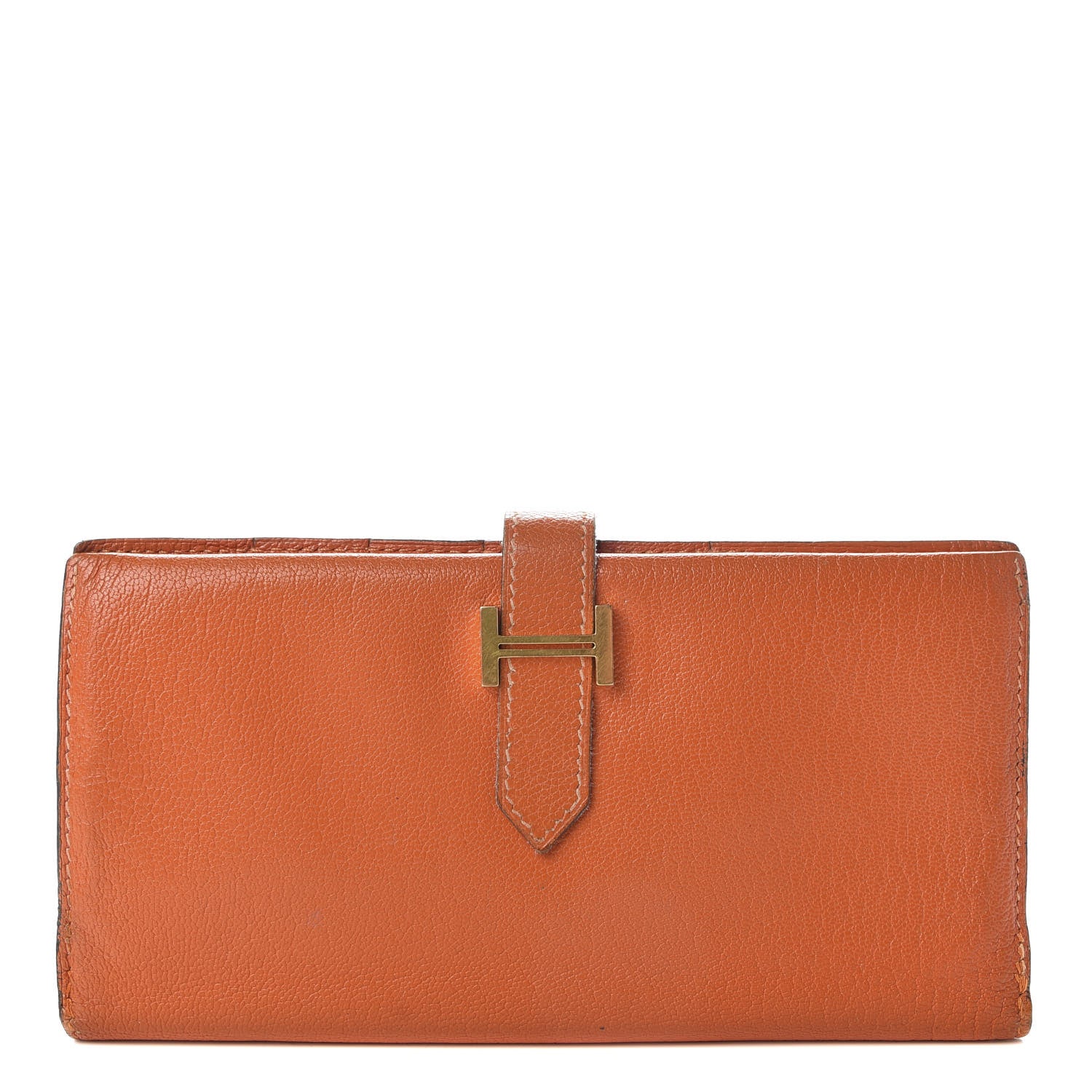 Hermes Chevre Mysore Bearn Gusset Wallet 1 of 8