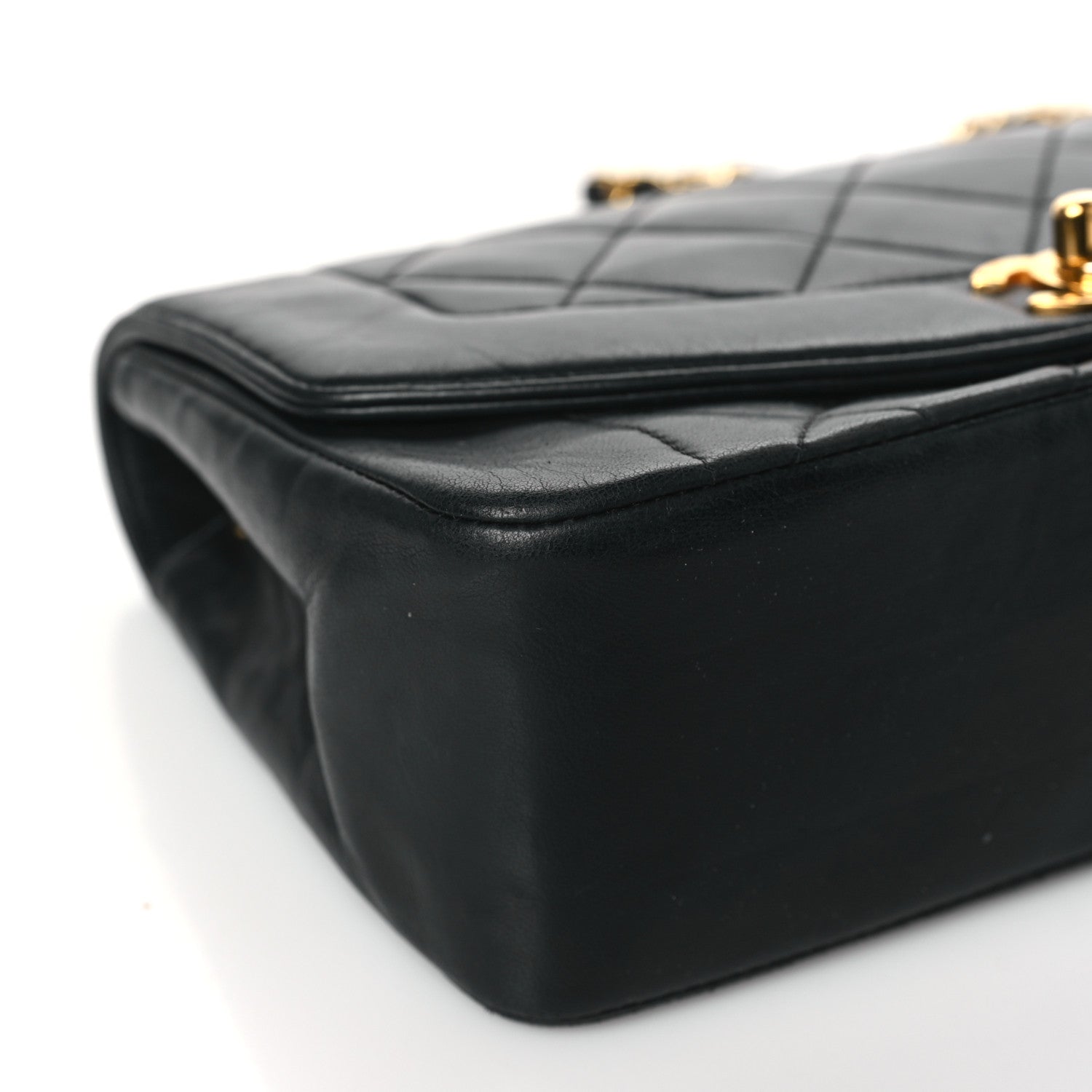 Chanel Lambskin Quilted Small Single Flap Black 9 of 10