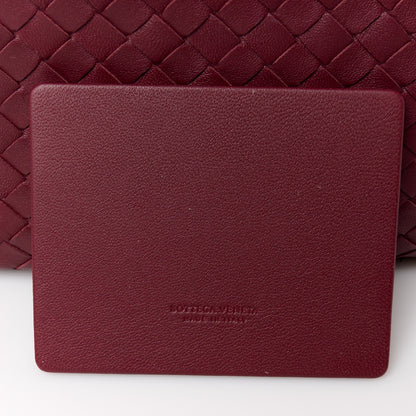 Bottega Veneta Nappa Intrecciato Medium Loop Dark Red 10 of 13