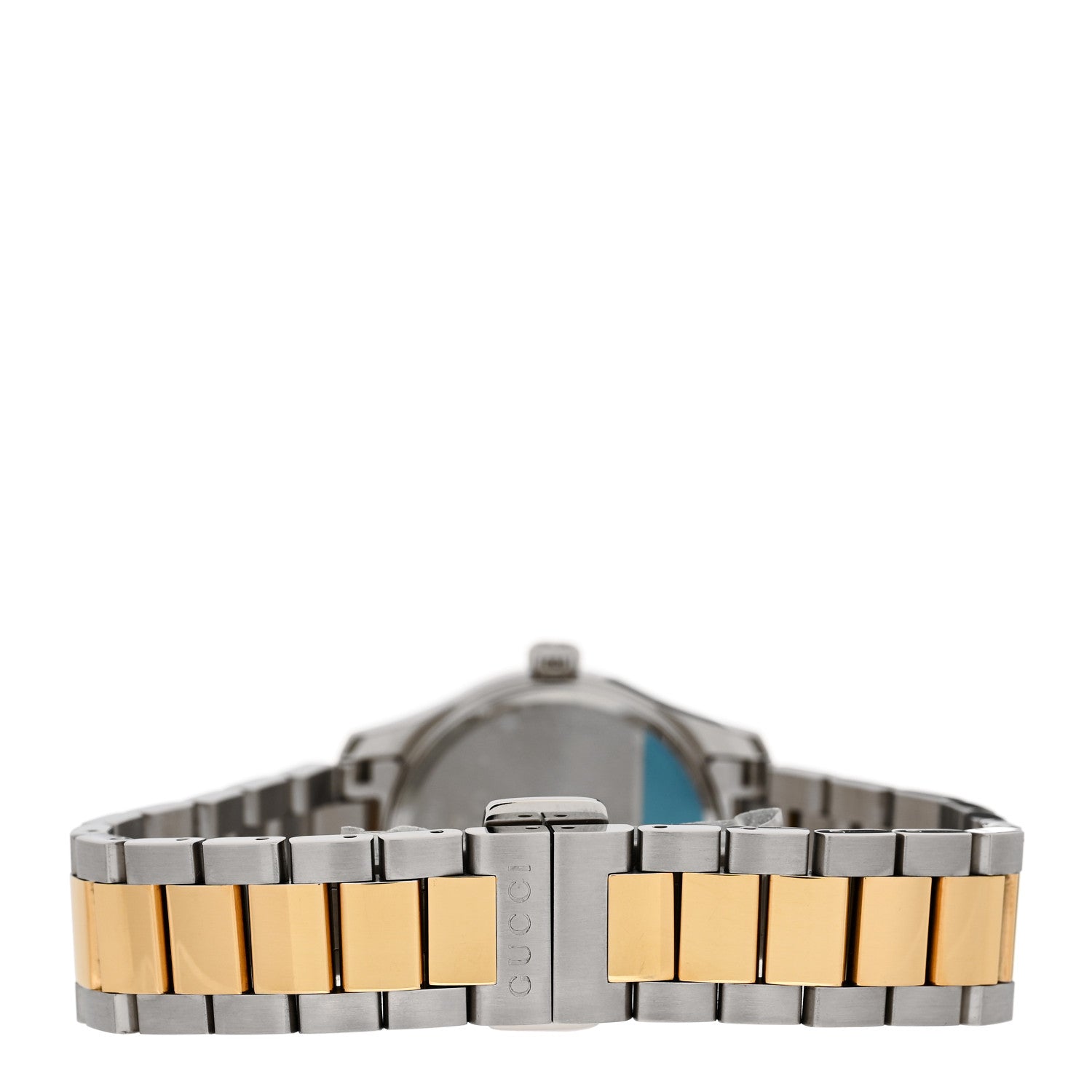 Gucci Stainless Steel Mother of Pearl 27mm G-Timeless Two Tone Cat Quartz Watch 3 of 4