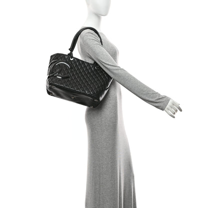 Chanel Calfskin Quilted Large Cambon Tote Black 2 of 10