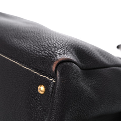 Fendi Cuoio Romano Selleria Large Peekaboo Iconic Satchel Moro 9 of 15