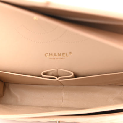 Chanel Caviar Quilted Jumbo Double Flap Light Beige 5 of 11