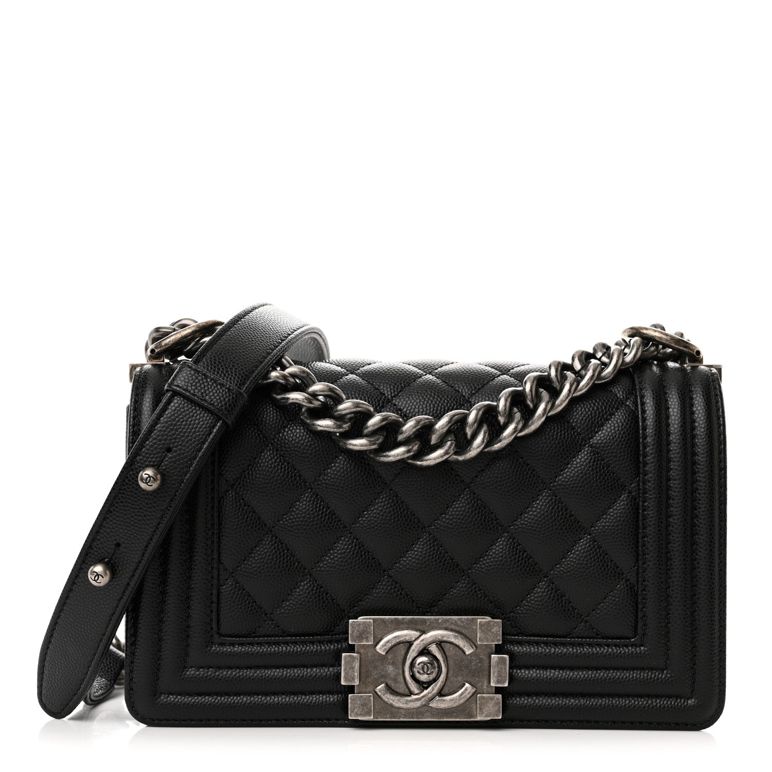 Chanel Caviar Quilted Small Boy Flap Black 1 of 11