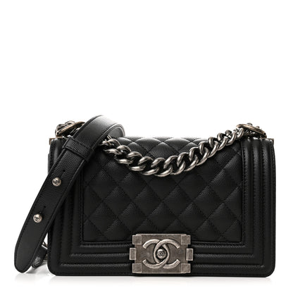 Chanel Caviar Quilted Small Boy Flap Black 1 of 11