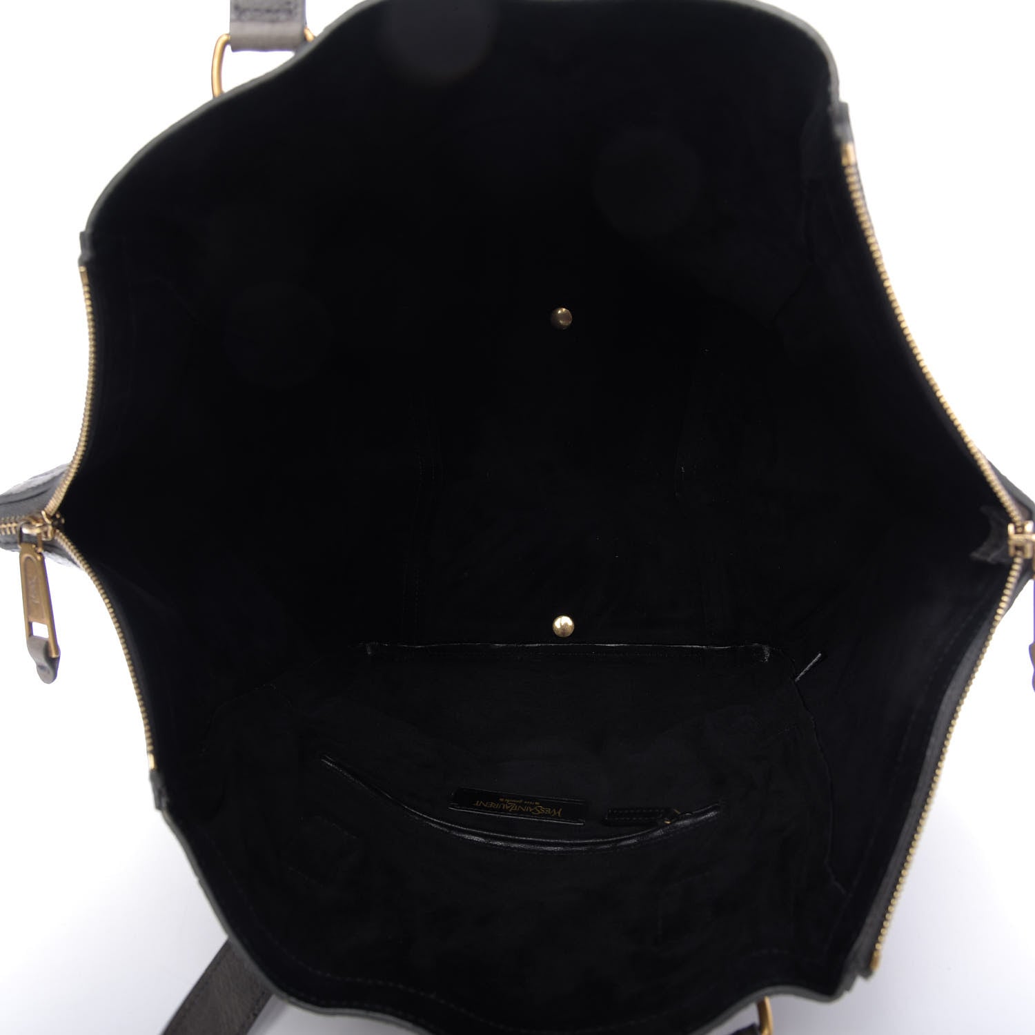 Saint Laurent Ostrich Medium Downtown Olive 5 of 9