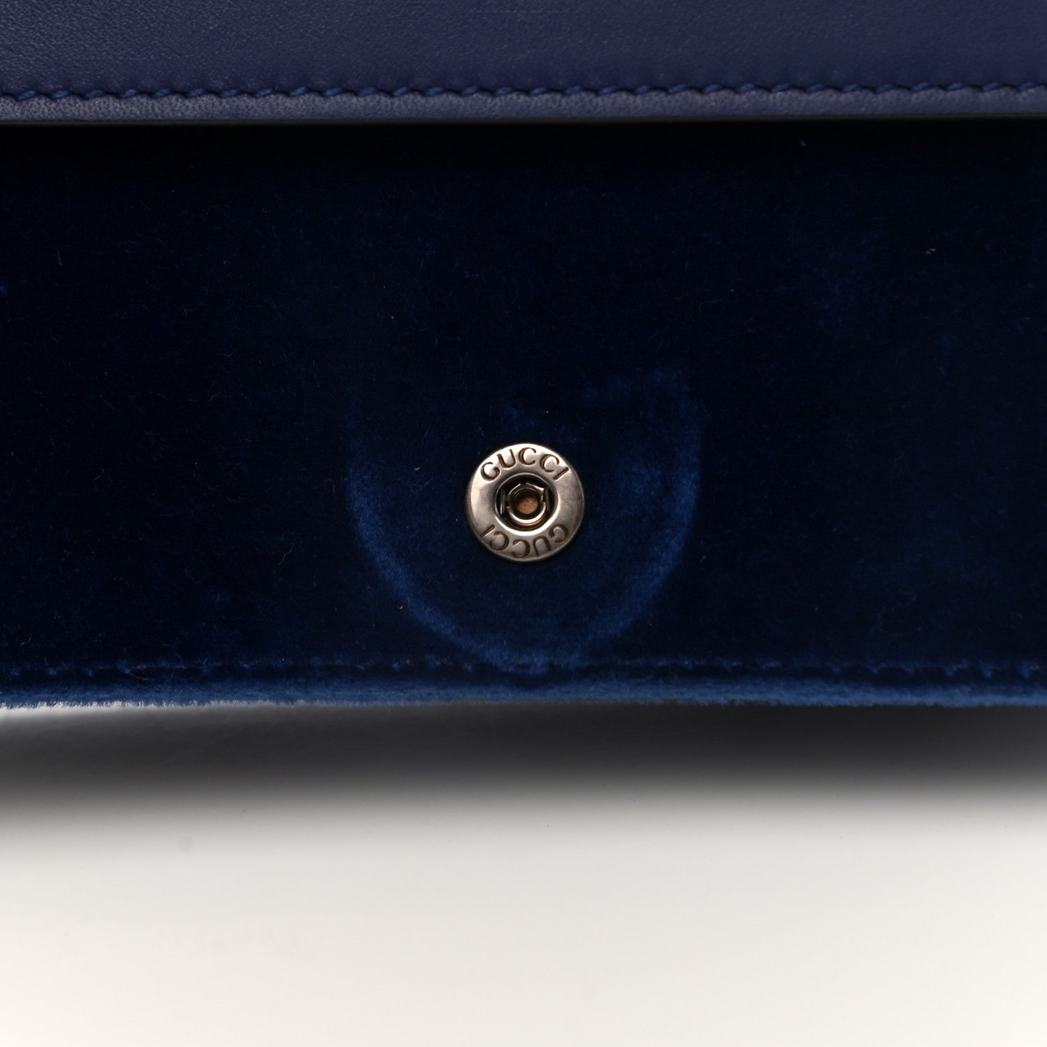 Gucci Velvet Super Mini Dionysus Shoulder Bag Cobalt 7 of 11