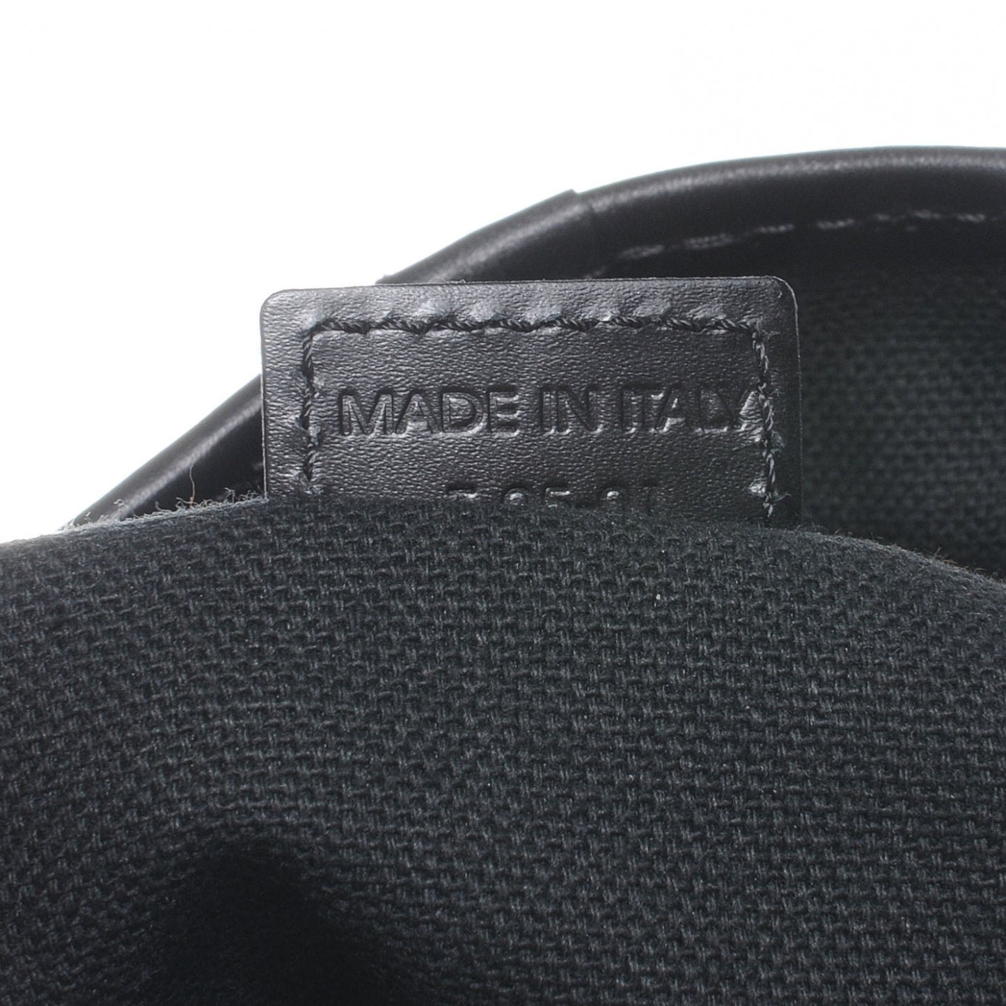House Check Buckle Tote Black