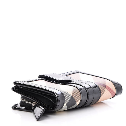 Burberry Supernova Check Penrose Continental Wallet Black 4 of 9