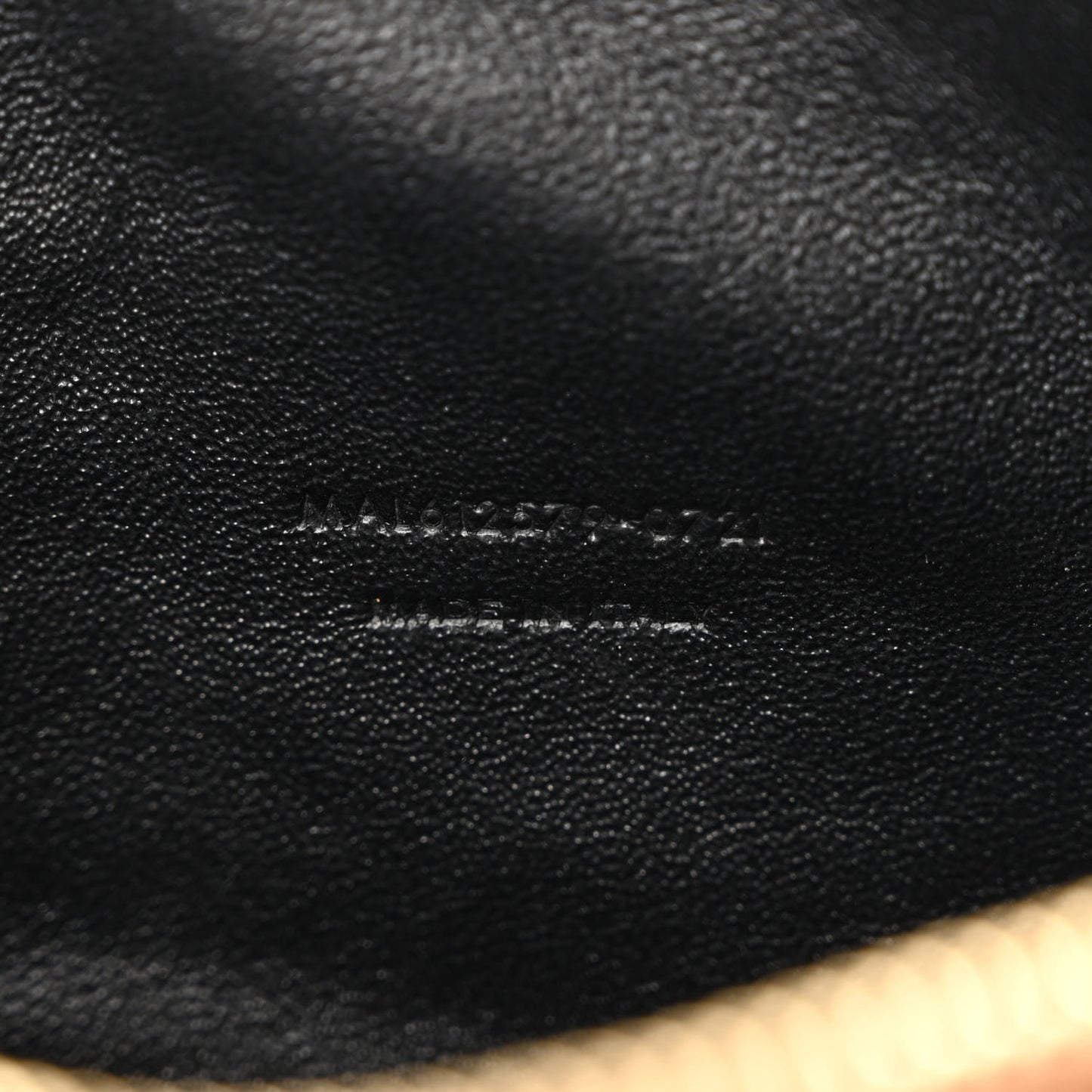 Grain De Poudre Matelasse Monogram Mini Lou Camera Bag Dark Natural