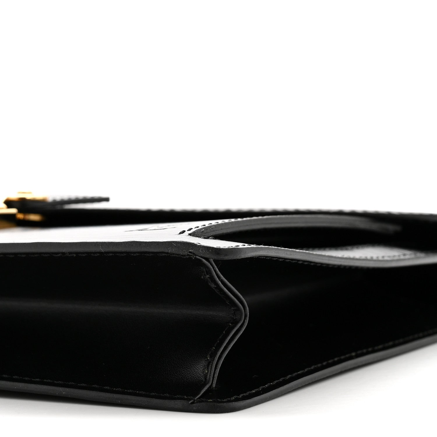 Louis Vuitton Epi Pochette Sellier Dragonne Clutch Black 10 of 13