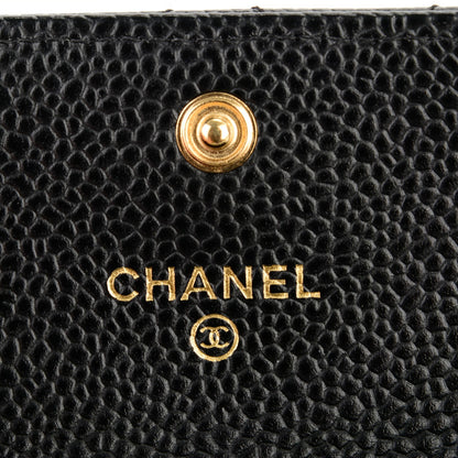 Chanel Caviar Quilted Flap Card Holder Black 5 of 6