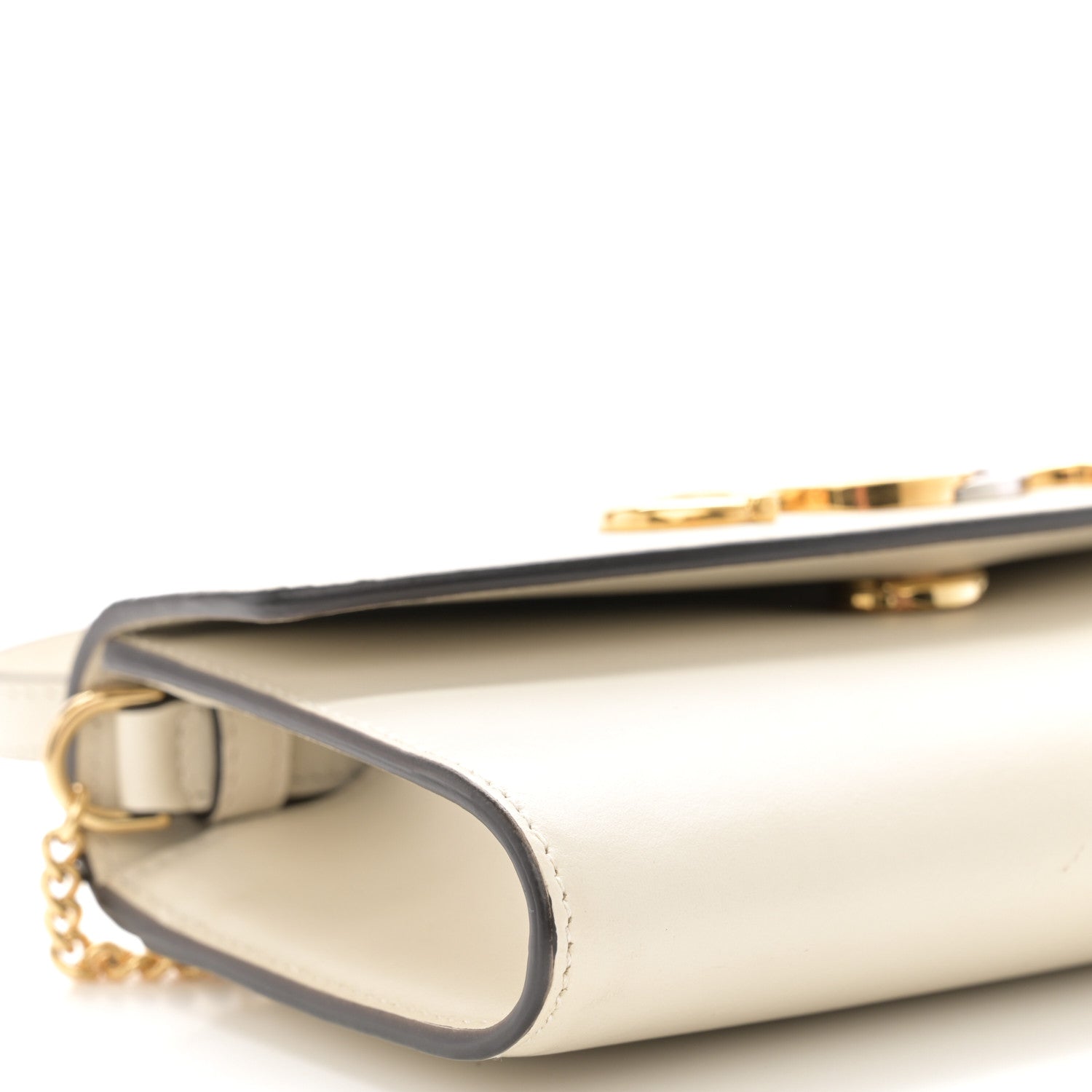 Gucci Shibuya Calfskin Small Zumi Top Handle Shoulder Bag Mystic White 9 of 12