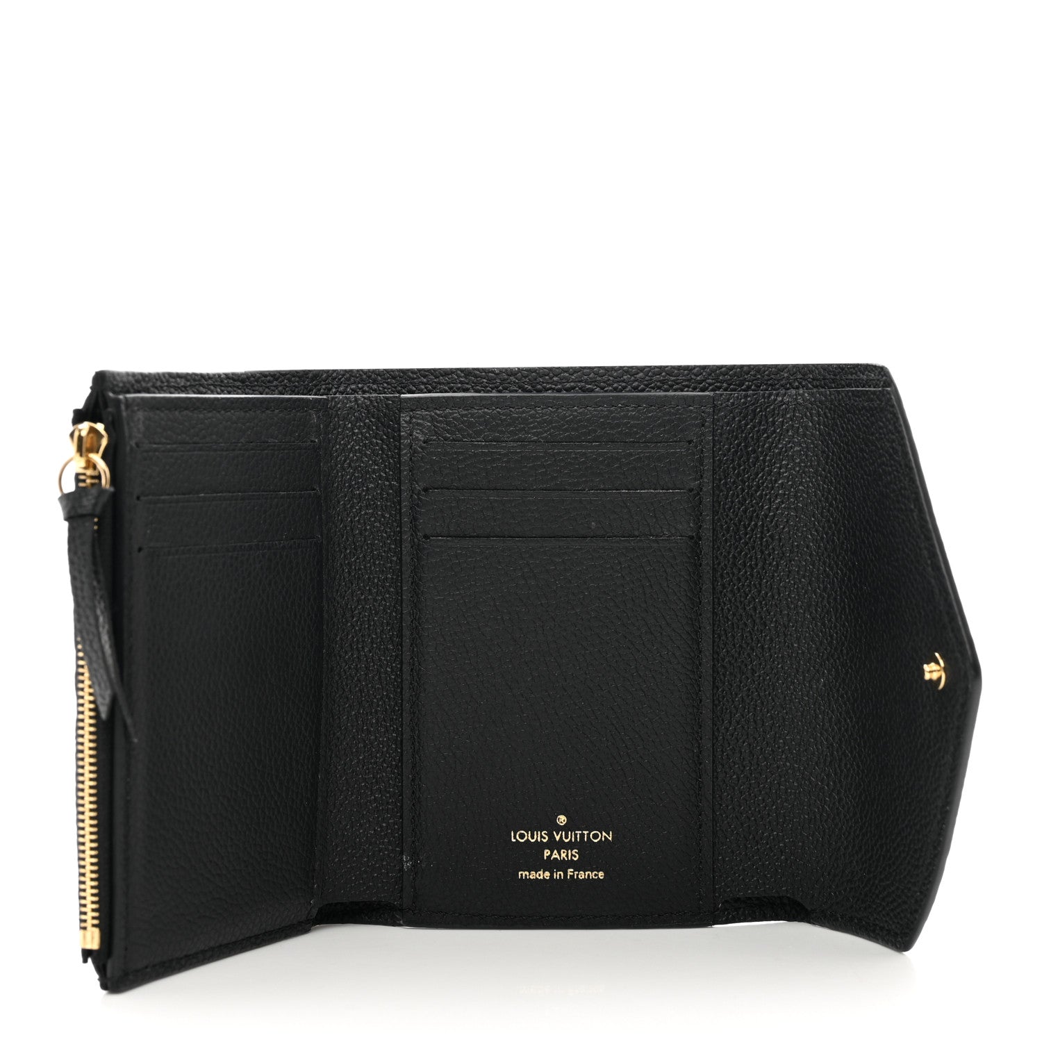 Louis Vuitton Empreinte Victorine Wallet Black 5 of 9