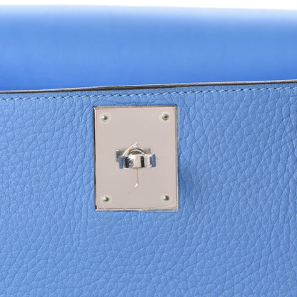 Hermes Taurillon Clemence Swift Jypsiere 28 Bleu Paradis 27 of 36