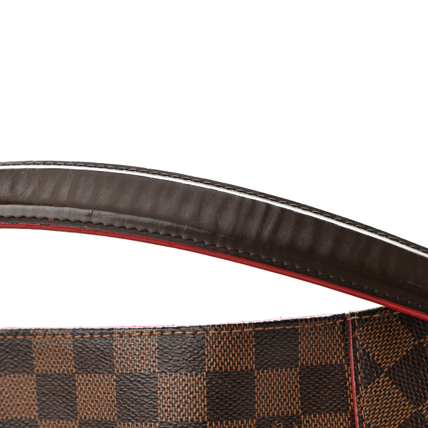 Louis Vuitton Damier Ebene Caissa Hobo Cherry 20 of 20