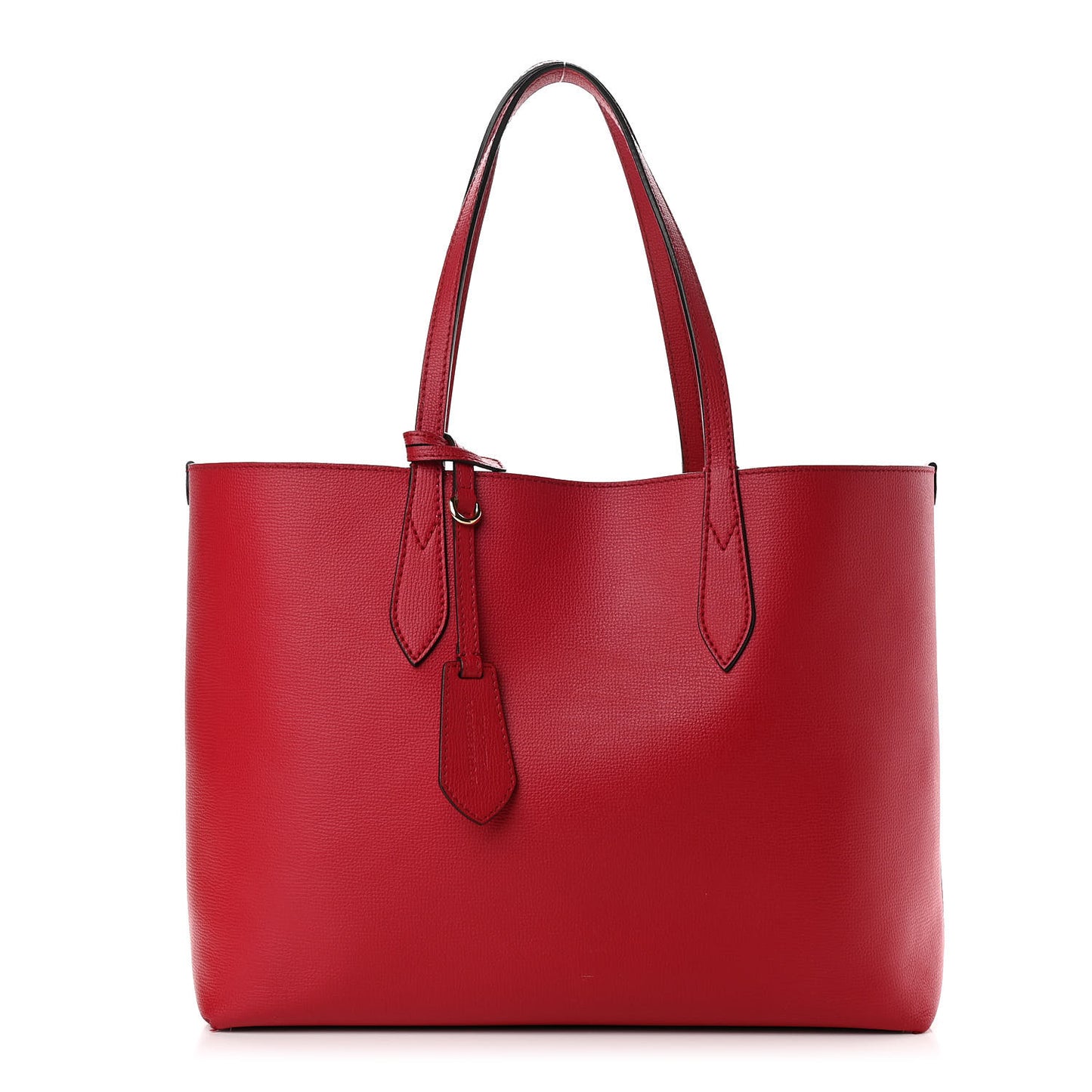 Haymarket Check Small Reversible Tote Poppy Red