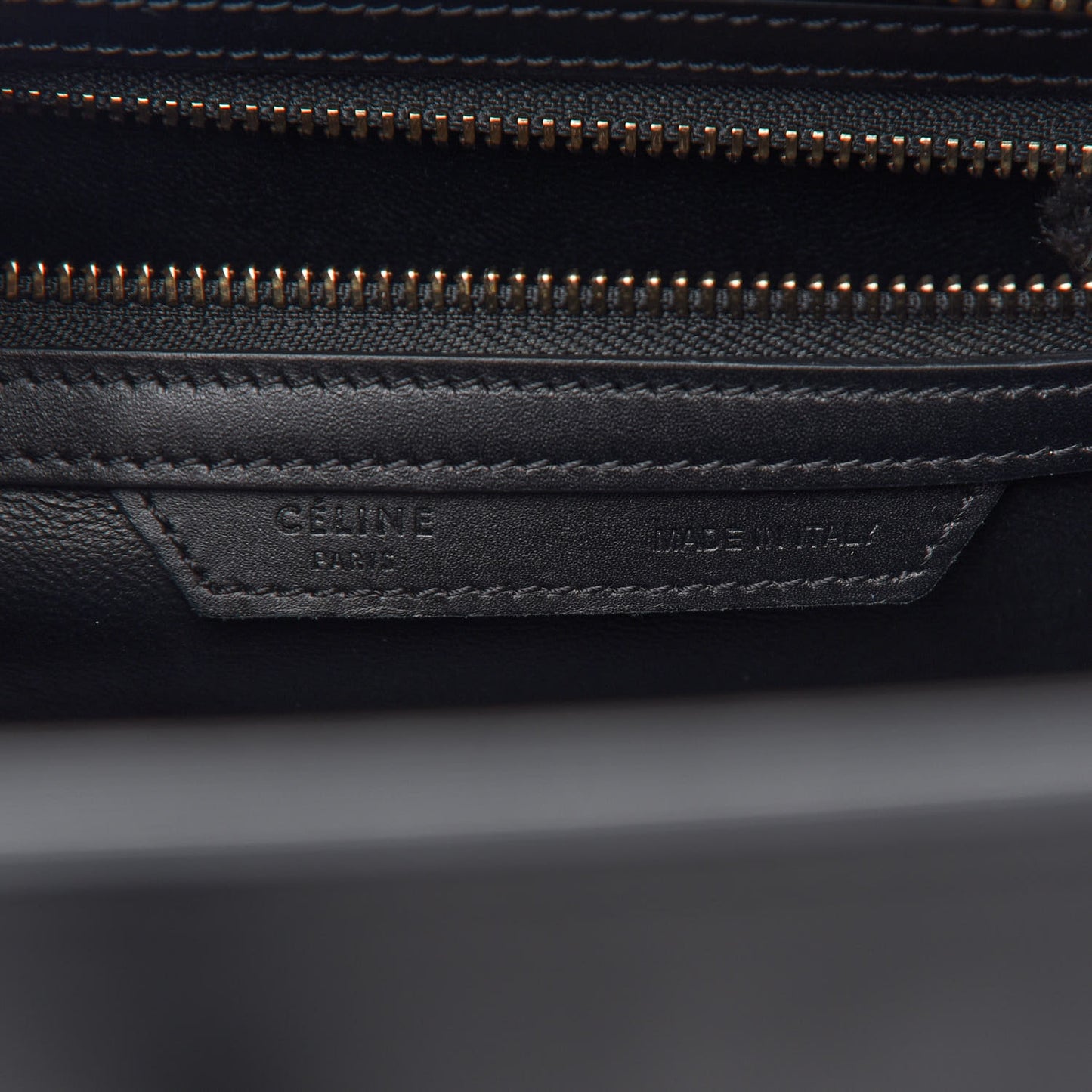 Baby Grained Calfskin Suede Mini Tri-Color Luggage Stone