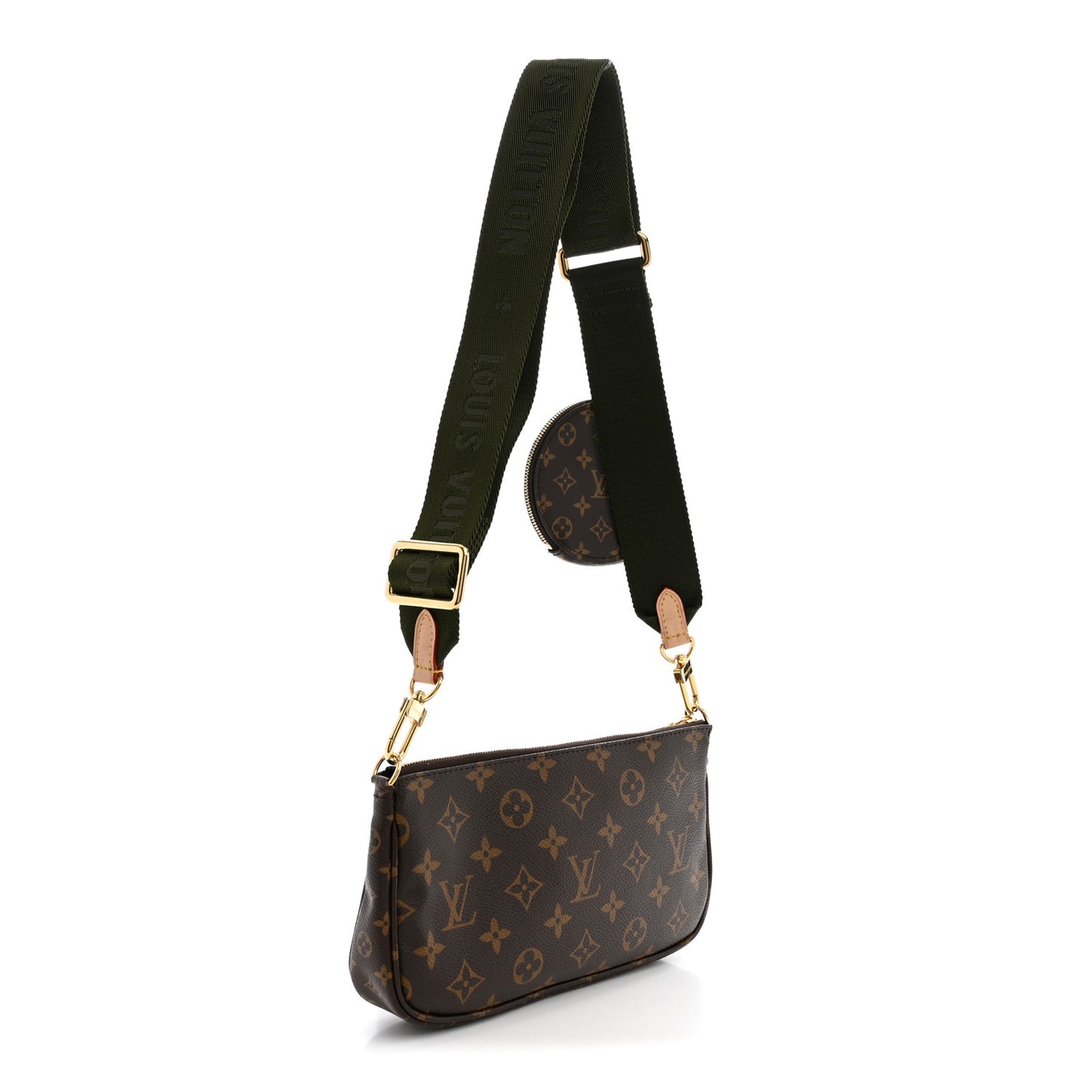 Monogram Multi Pochette Accessories Large Pochette Kaki