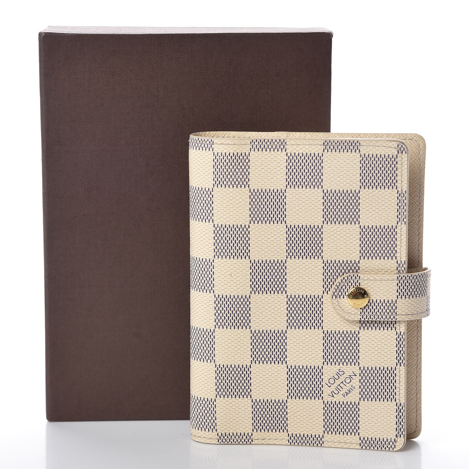 Louis Vuitton Damier Azur Small Ring Agenda Cover 7 of 7