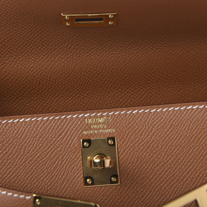 Hermes Epsom Kelly Sellier 25 Gold 9 of 12