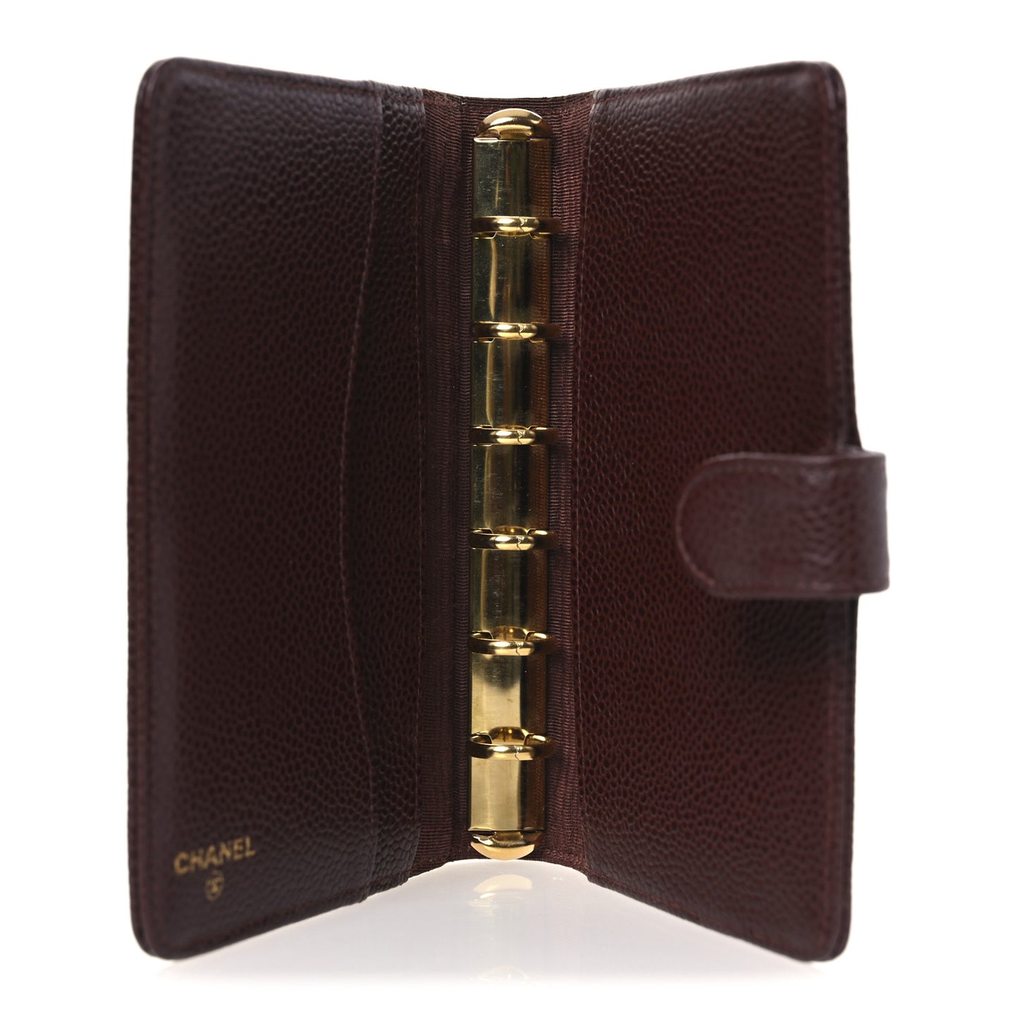 Caviar CC Small Ring Agenda Planner Brown