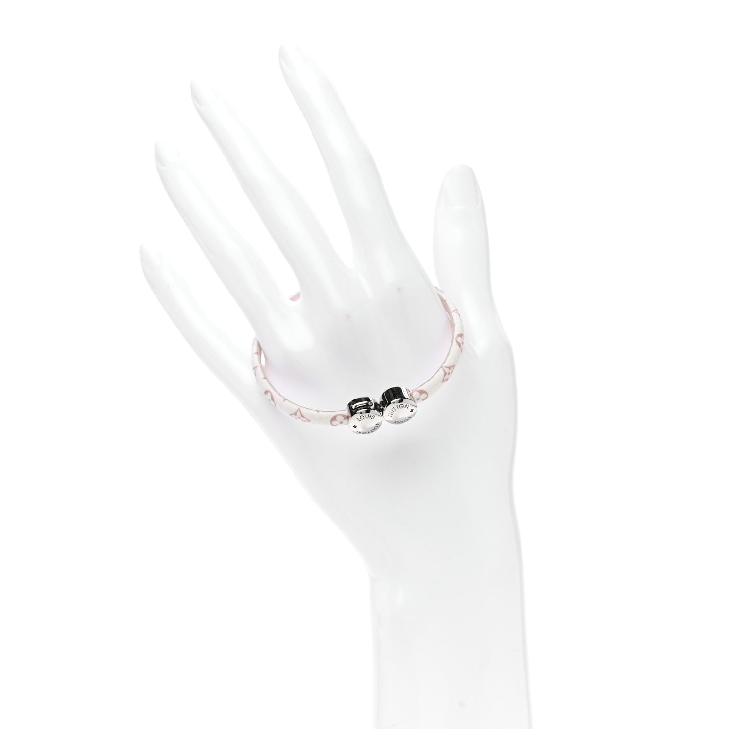 Louis Vuitton Monogram Mini Historic Bracelet 19 White 2 of 7