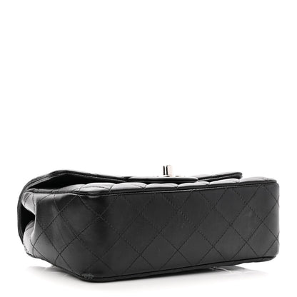 Chanel Lambskin Quilted Mini Rectangular Flap Black 4 of 12