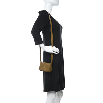 Bottega Veneta Lambskin Maxi Intrecciato Extra Mini Cassette Crossbody Bag Acorn 2 of 9