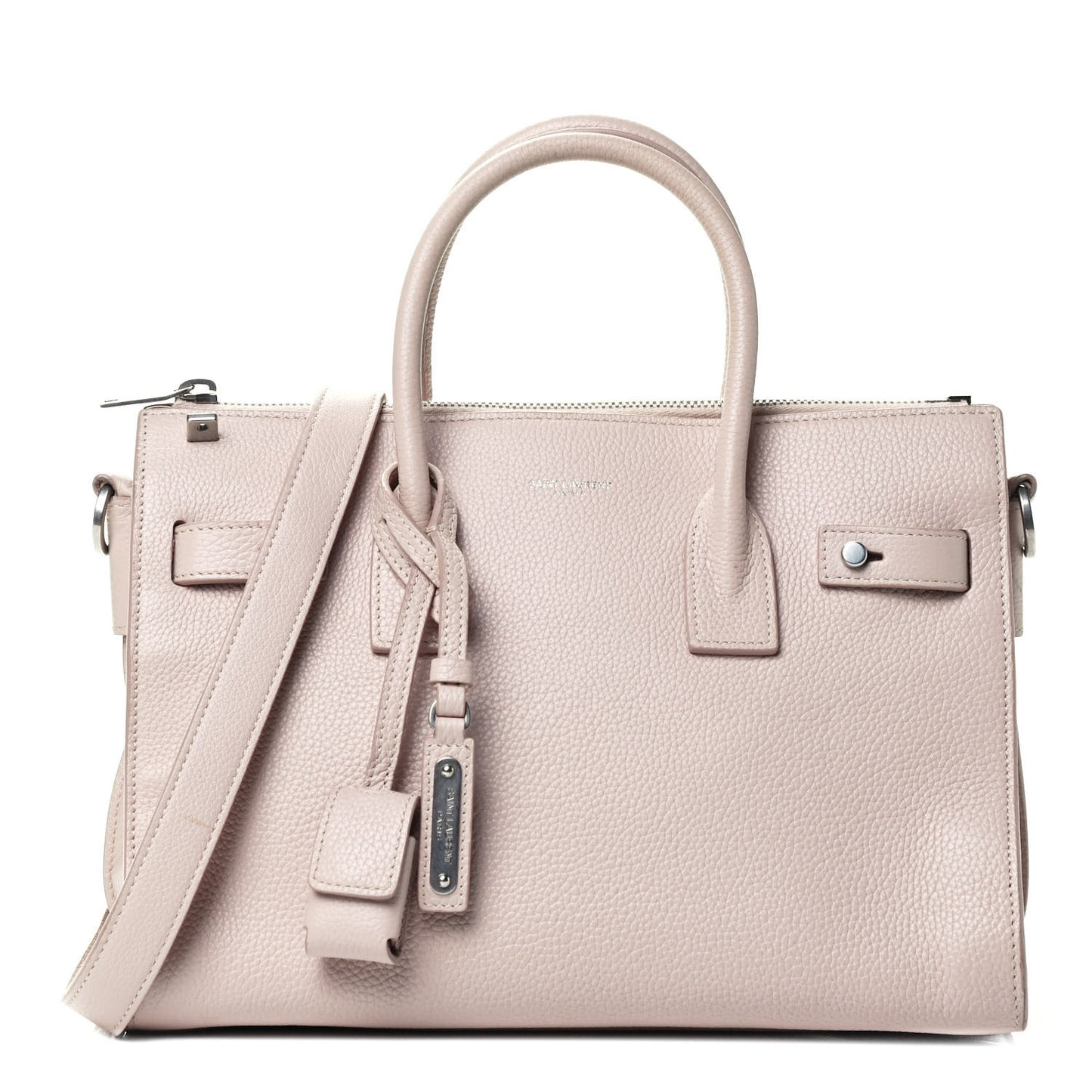 Grained Calfskin Baby Sac De Jour Souple Marble Pink