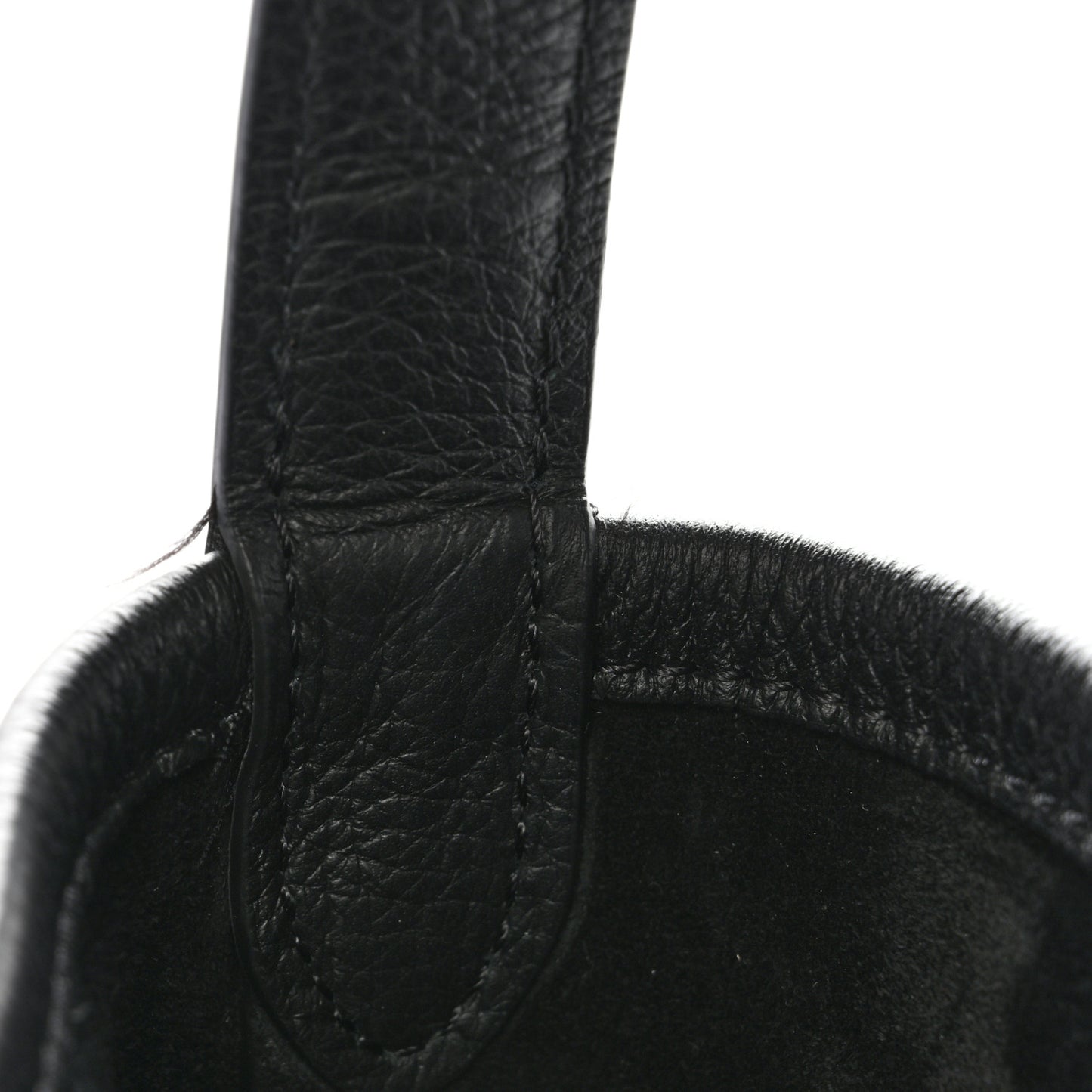 Grained Calfskin Large N/S Park Tote Black