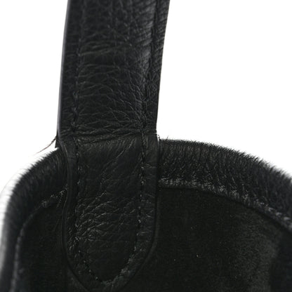 The Row Grained Calfskin Large N/S Park Tote Black 11 of 12