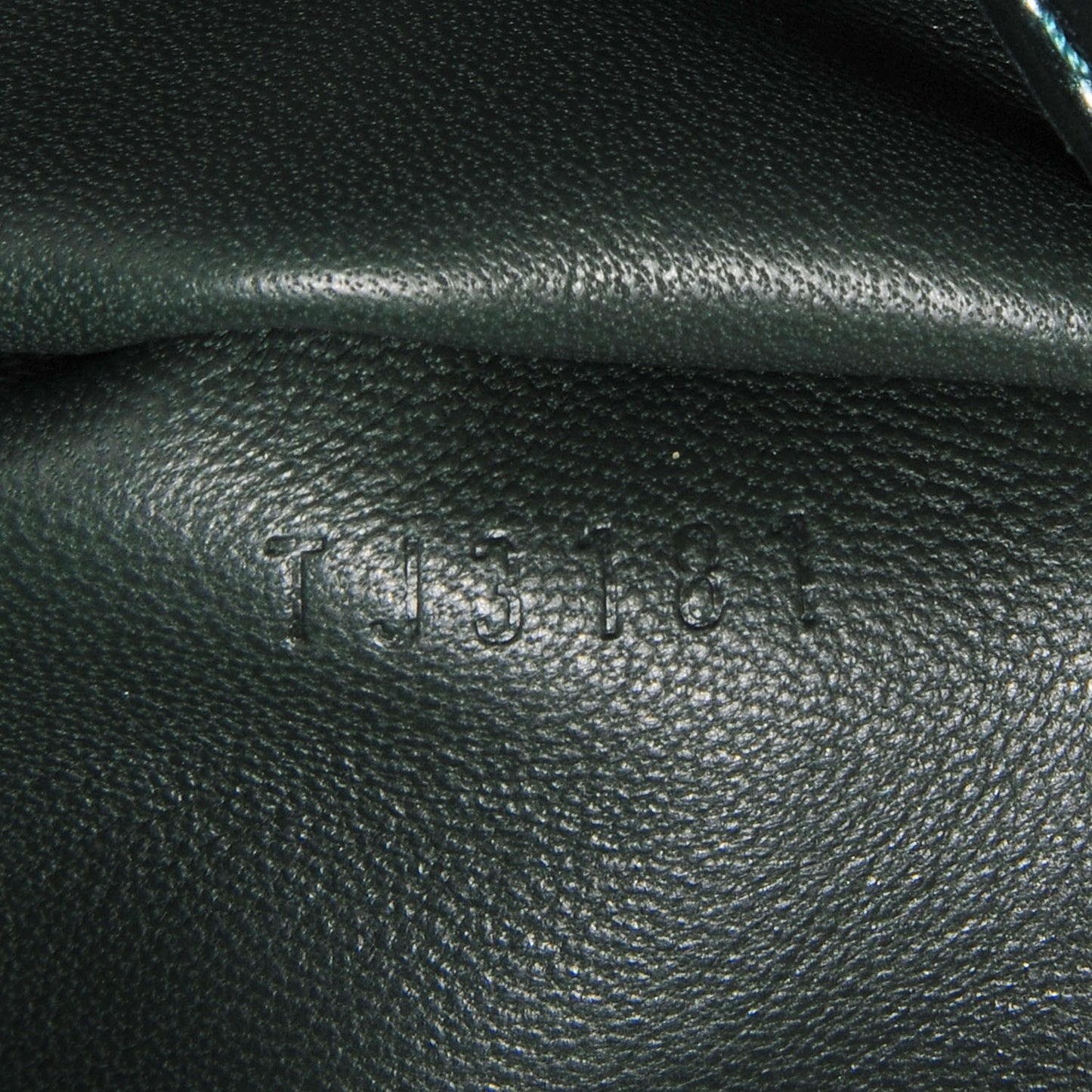 Patent Lambskin Fascination Lockit Vert Fonce