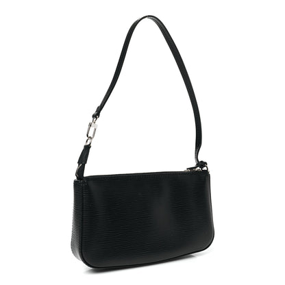 Louis Vuitton Epi Pochette Accessories NM Black 3 of 10